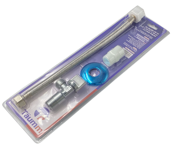 KIT LLAVE ANGULAR MAS FLEXIBLE 35 CM 1/2" HI X 15/16" HI