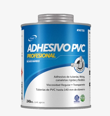 ADHESIVO PVC SECADO RAPIDO 240 CC CON APLICADOR PATEL