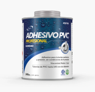 ADHESIVO PVC HUMEDAD 240 CC CON APLICADOR PATEL
