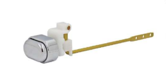 BOTON LATERAL CROMADO PARA ESTANQUE WC