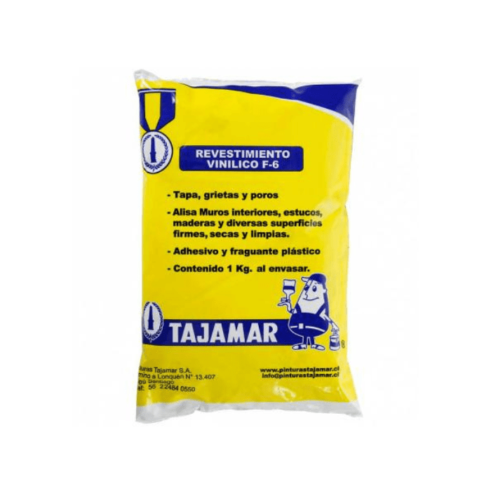 PASTA MURO INTERIOR SUPER F-6 BOLSA 1 KG TAJAMAR