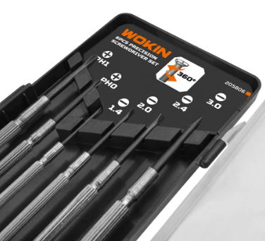 JUEGO DESTORNILLADOR PRECISION PH/SL 6 PIEZAS WOKIN