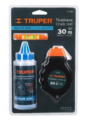 TIZADOR 30 MTS CON NIVEL TRUPER