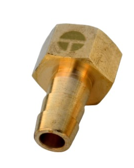 TERMINAL TETILLA BRONCE 3/8 HI (HILO IZQUIERDO)