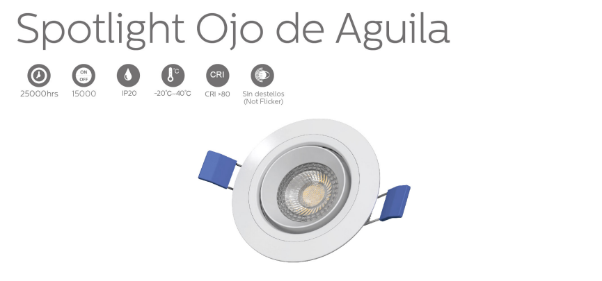 PANEL LED EMBUTIDO 6W 6500K LUZ FRIA WELLMAX