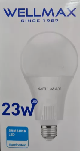 AMPOLLETA LED A80 E27 23W 6500K LUZ FRIA WELLMAX