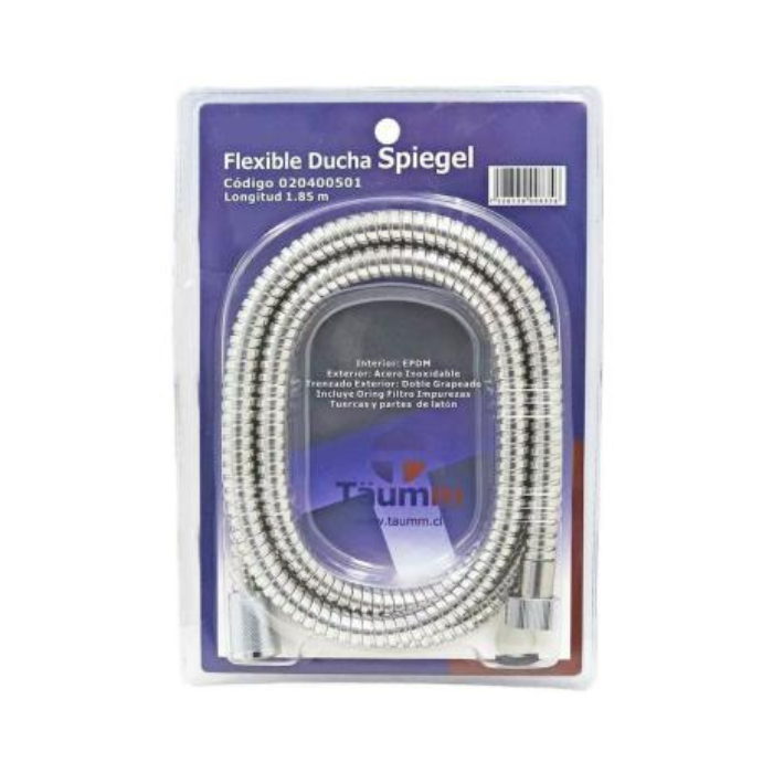 FLEXIBLE DUCHA METALICO 1.85 MTS SPIGEL