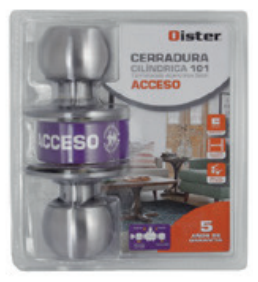 CERRADURA CILINDRICA ACCESO ACERO INOXIDABLE 101 OISTER