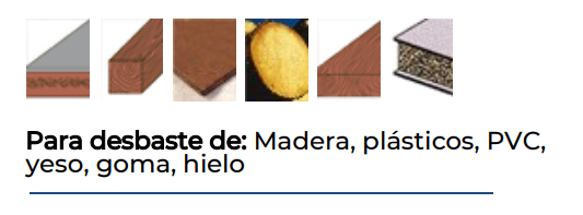 DISCO ESCOFINA PARA MADERA HEMIC