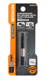 DADO MAGNETICO HEXAGONAL 1/4" X 60 MM SOLTADO RAPIDO WOKIN