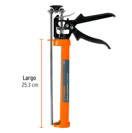 PORTASILICONA PISTOLA CALAFATERA 9" EXTRA FUERTE DOBLE VARILLA TRUPER