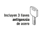 CANDADO DE ACERO CON CORAZA 60 MM HERMEX