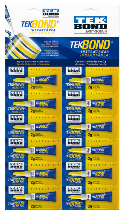 ADHESIVO INSTANTANEO GOTITA, 2 GR (12 UNIDADES) TEKBOND