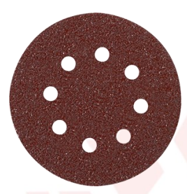 SET DISCOS LIJAS VELCRO 125MM P120 10 PIEZAS HEMIC