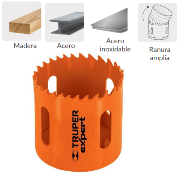 SIERRA DE COPA BI-METAL 19 MM (3/4") TRUPER