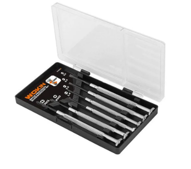 JUEGO DESTORNILLADOR PRECISION PH/SL 6 PIEZAS WOKIN