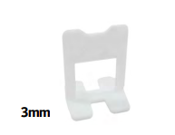 NIVELADOR PARA CERAMICA 3 MM 100 UND F3C