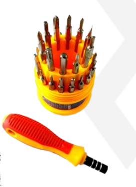 JUEGO DESTORNILLADOR 31 PIEZAS HEMIC