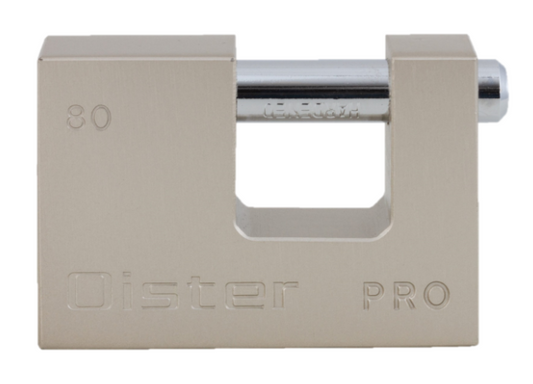 CANDADO DE SEGURIDAD BLOQUE TIPO C PRO 80 MM OISTER ODIS