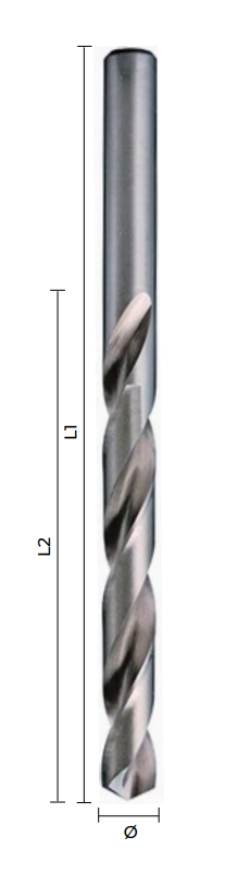 BROCA PARA METAL HSS RECTIFICADA 3 MM DIN 338 ECEF