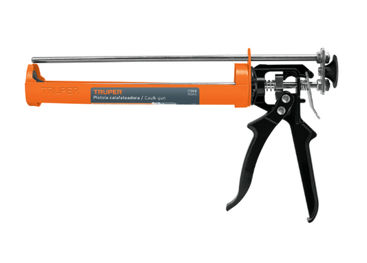 PORTASILICONA PISTOLA CALAFATERA 9" EXTRA FUERTE DOBLE VARILLA TRUPER