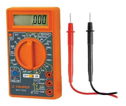 MULTIMETRO DIGITAL ESCOLAR TRUPER