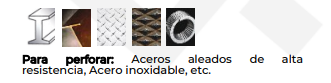 BROCA PARA METAL HSS 12 MM COBALTO 5% ECEF